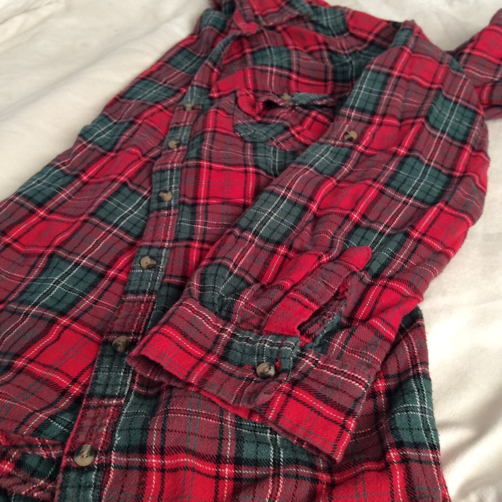 Great Northwest | red flannel button up shirt - Picture 3 of 7